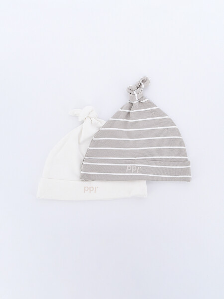 GORROS CON NUDO BLANCO