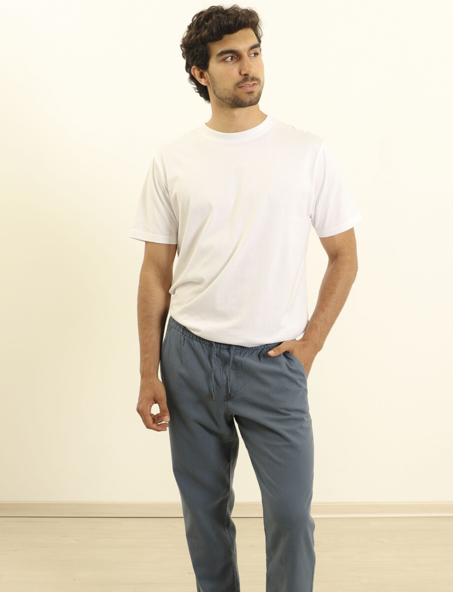 080676 PANTALON HARRY Azul Piedra