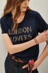 Remera Letter Azul