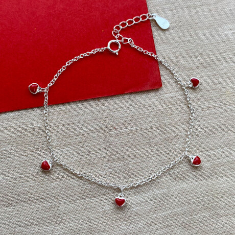 Pulsera RED LOVE en Plata 925 Pulsera RED LOVE en Plata 925