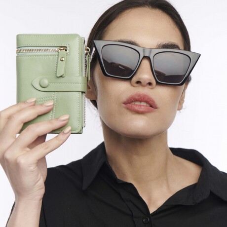 Billetera corta Verde