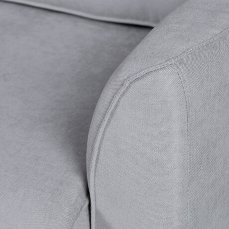 Sofá Ravena (Rebatible) - Tela Microfibra 9252 (Gris)