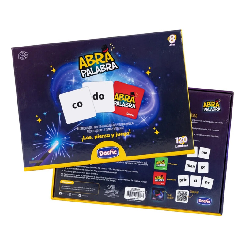 Juego De Mesa Abra Palabra Dactic - Juego De Mesa Abra Palabra Dactic -