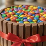 Torta Kit Kat y M&M Torta Kit Kat y M&M
