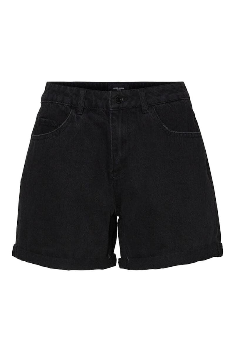 Shorts Jeans Tiro Alto Black
