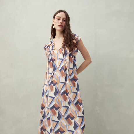 VESTIDO WILLA PRINTED Multicolor