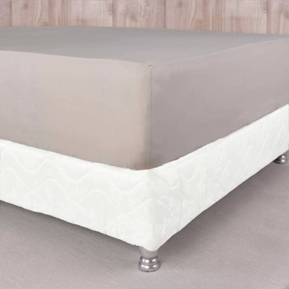 Sabana Ajustable 2 Plaza 200 hilos - Pilar Beige