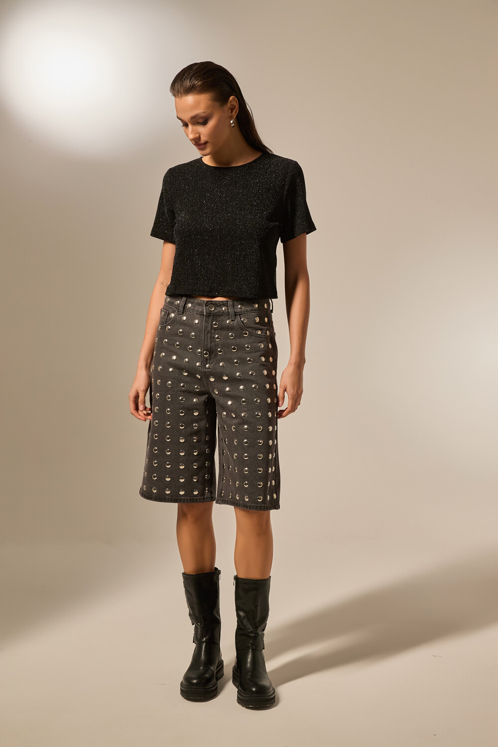 Bermuda Zafi Gris Medio