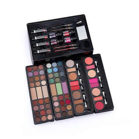 Petaca Maleta De Maquillaje Missyoung 91 Pzas Plateada