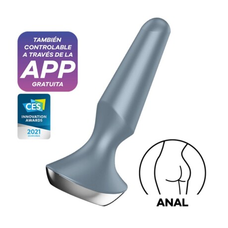 Satisfyer Ilicious 2 Plug Anal Vibrador Bluetooth Gris