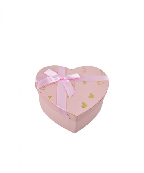 Caja Rigida Corazon 18 cm ROSADO