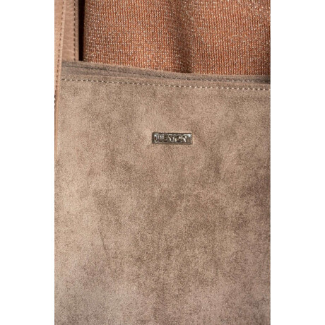 Travel Bag Gamuza Vegana Mocha