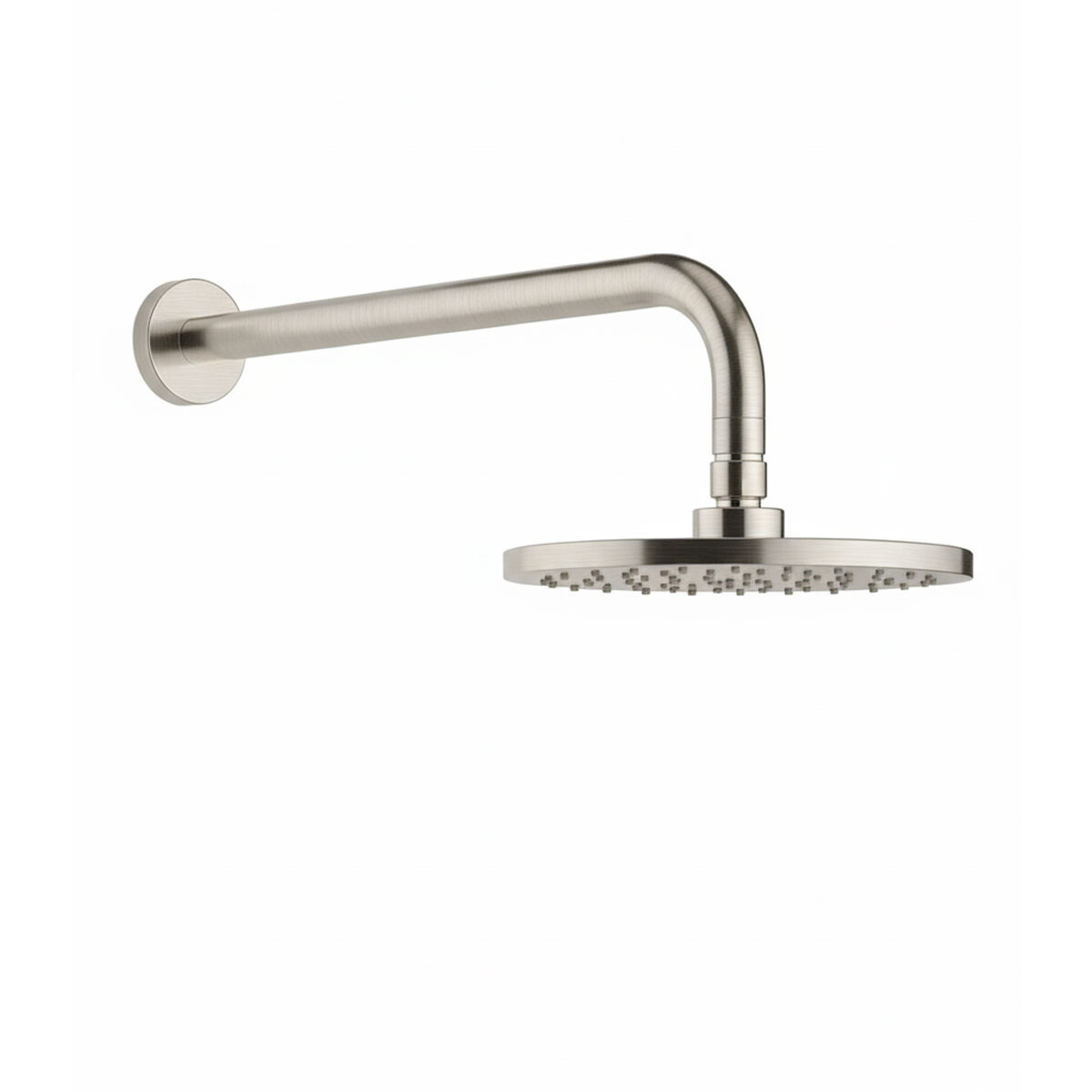 Ducha Articulada Completa De 20Cm Brushed Nickel 