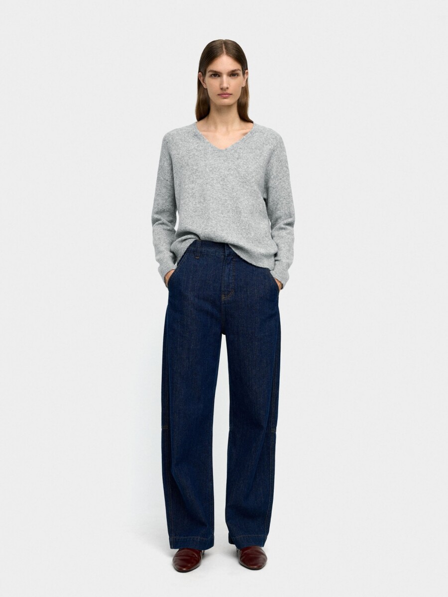 Jersey De Punto gris