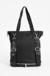 Mochila shopper con bolsillo removible negro