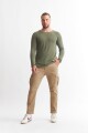 Sweater manga ranglán VERDE OLIVA