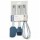 Kit Menage p/ Cocina en Silicona con Espátula Batidor Pincel Azul