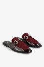 MOCASIN CHATO VELVIT-M Bordo