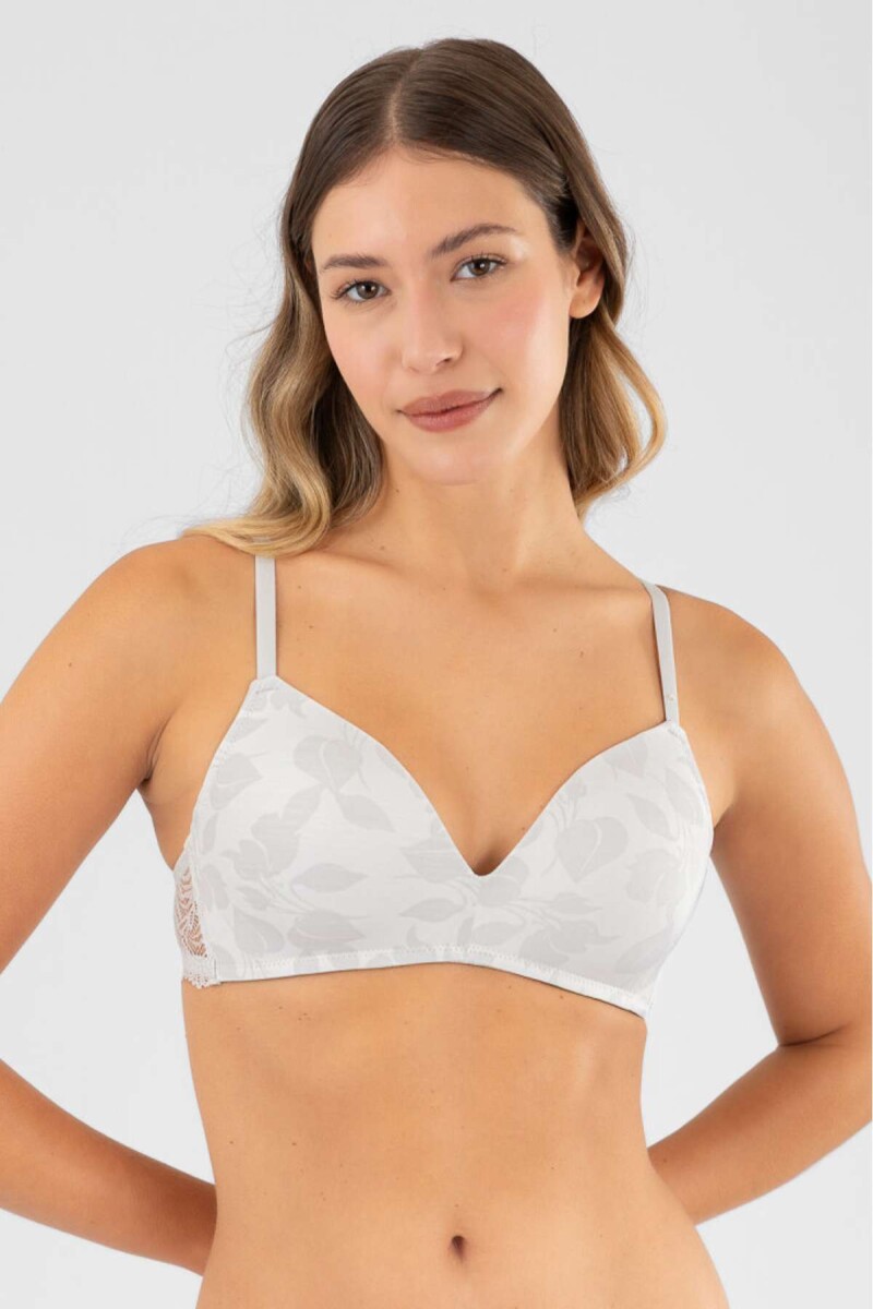 Soutien triangulo prefromado verbena - Blanco 