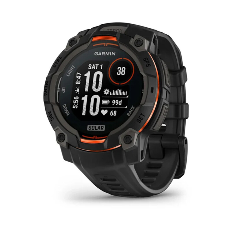 Reloj Smartwatch Garmin Instinct 3 45mm Solar Black Reloj Smartwatch Garmin Instinct 3 45mm Solar Black