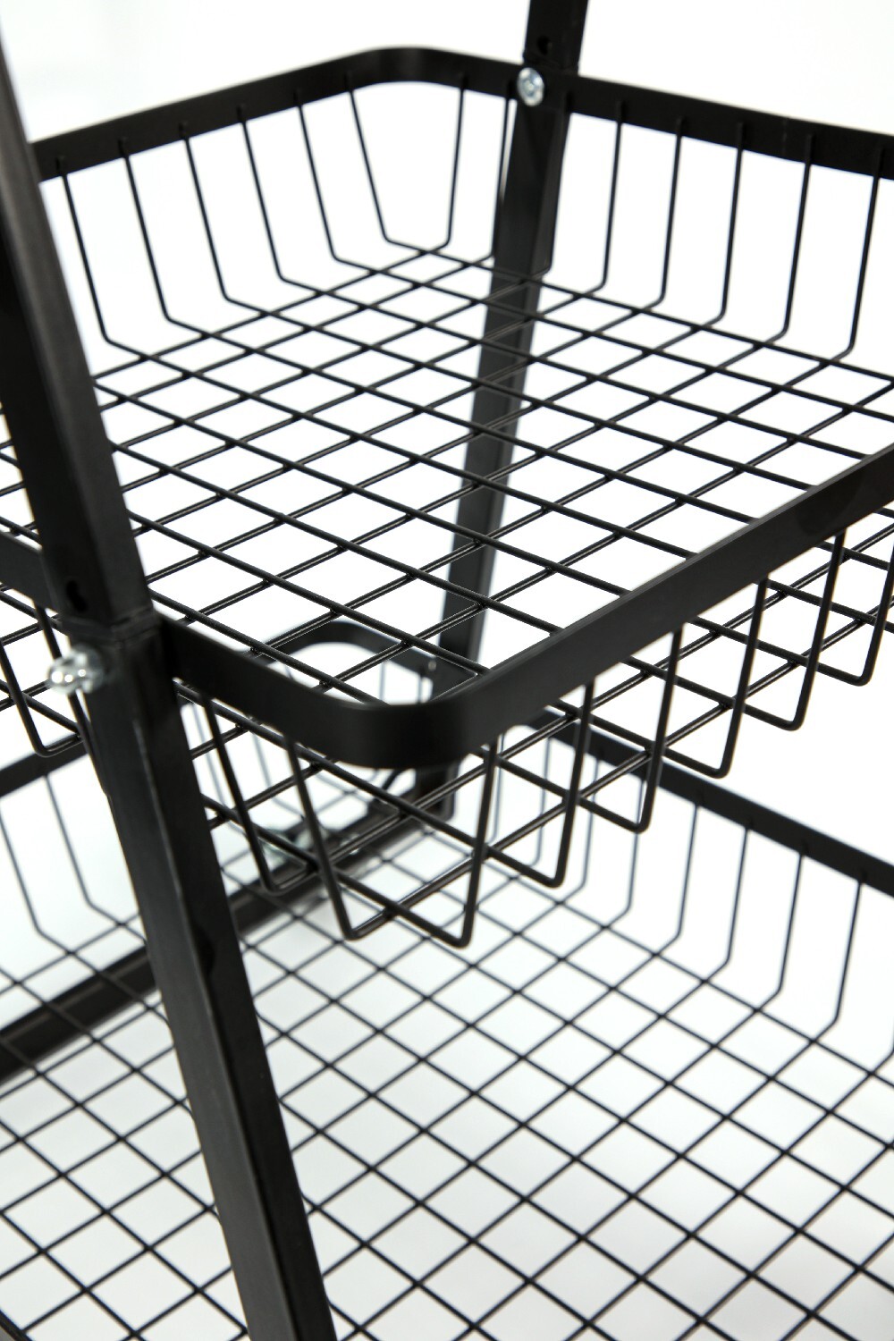 Organizador Carrito 3 Niveles Negro