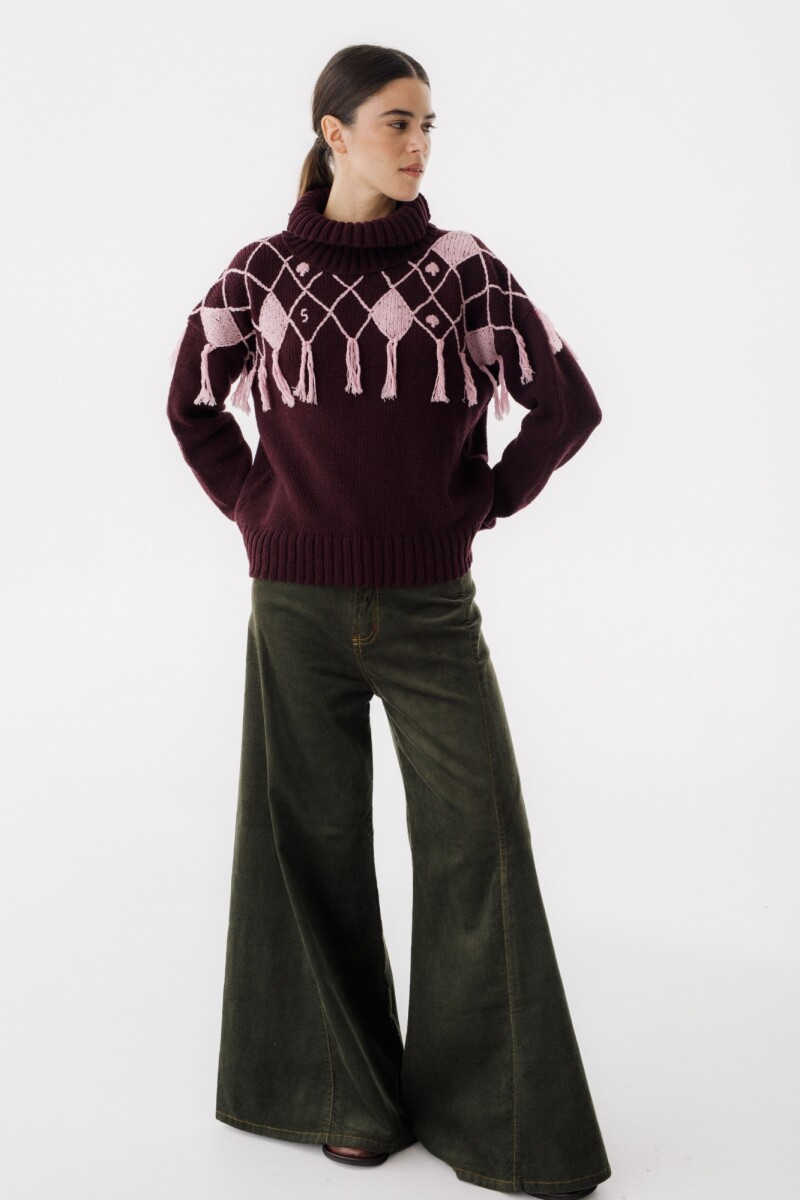 PANTALON WIDE XL CORDEROY Pre Venta Verde