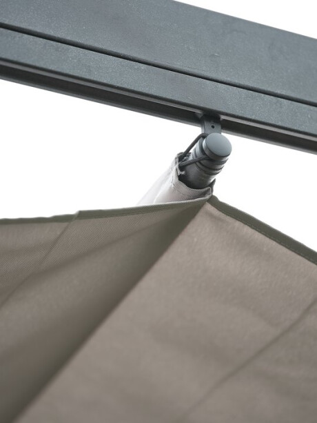 Pérgola HJORTEMOSE A3xL3xA2.3m gris Pérgola HJORTEMOSE A3xL3xA2.3m gris
