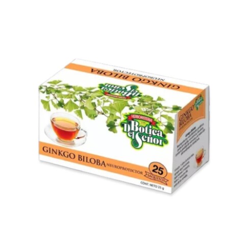 Té Ginkgo Biloba Botica Del Señor 25 Unidades Botica Ginkgo Biloba X 25