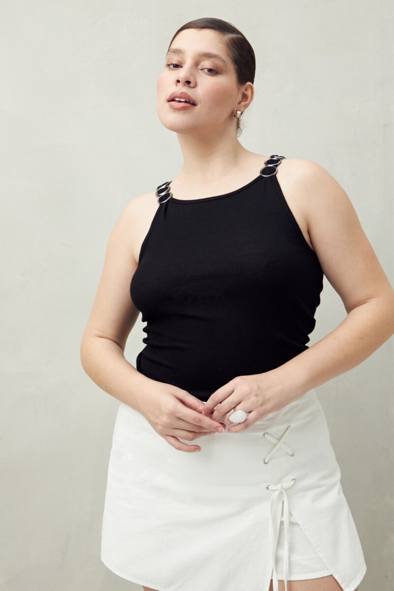 TOP LUCREACIA Negro