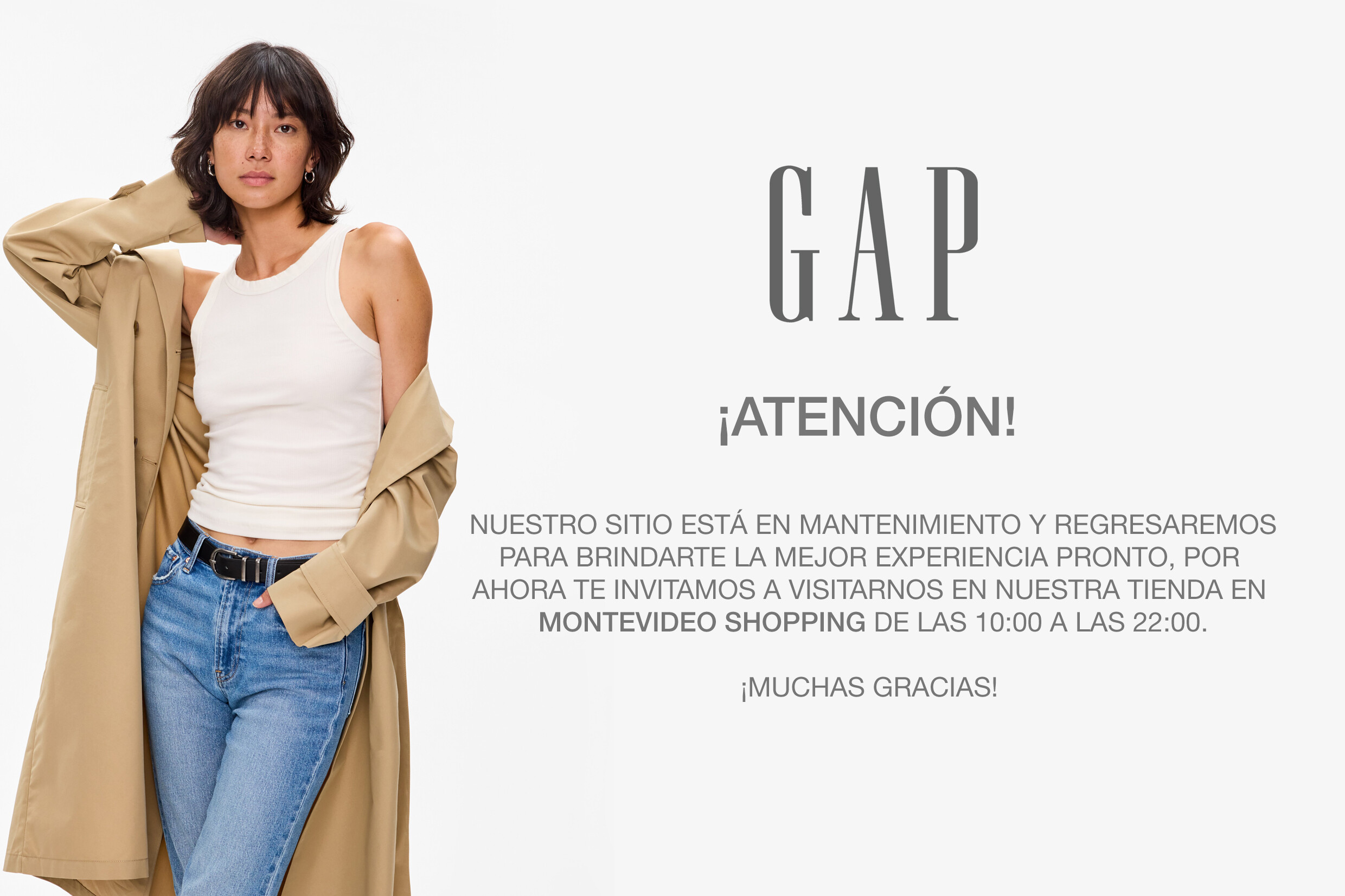 Remera Logo Gap Manga Corto Mujer - Mosaic Blue — GAP Uruguay