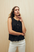 TOP ZANA Negro