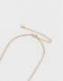Collares Cortos Con strass Collar Corto Con Dijes De Strass - Dorado