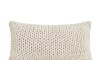 Almohadón Deco Tejido Doble Punto 30x50 - Pilar Crudo
