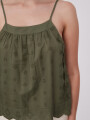 Musculosa Nikel Verde Oliva Oscuro