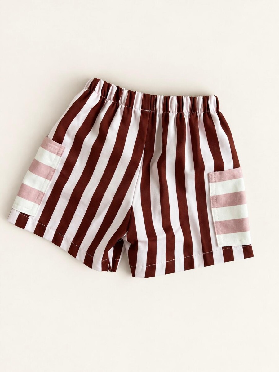 Short cebra bordó Short cebra bordó