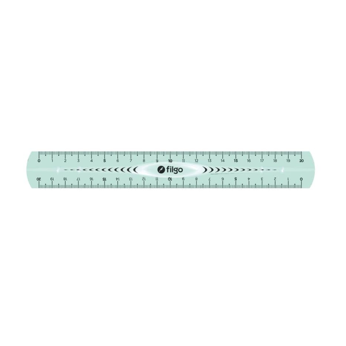 Regla Filgo Flexible 20 cm - Verde 