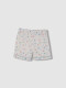 Pijama Estampado Fondo Marino Blanco