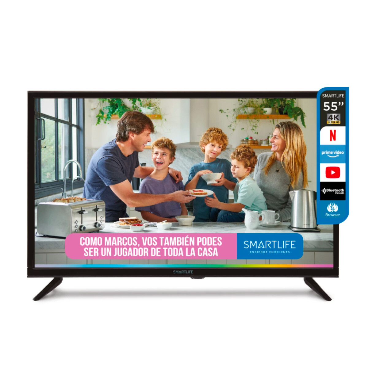 Smart TV 55” UHD 4K Smartlife 