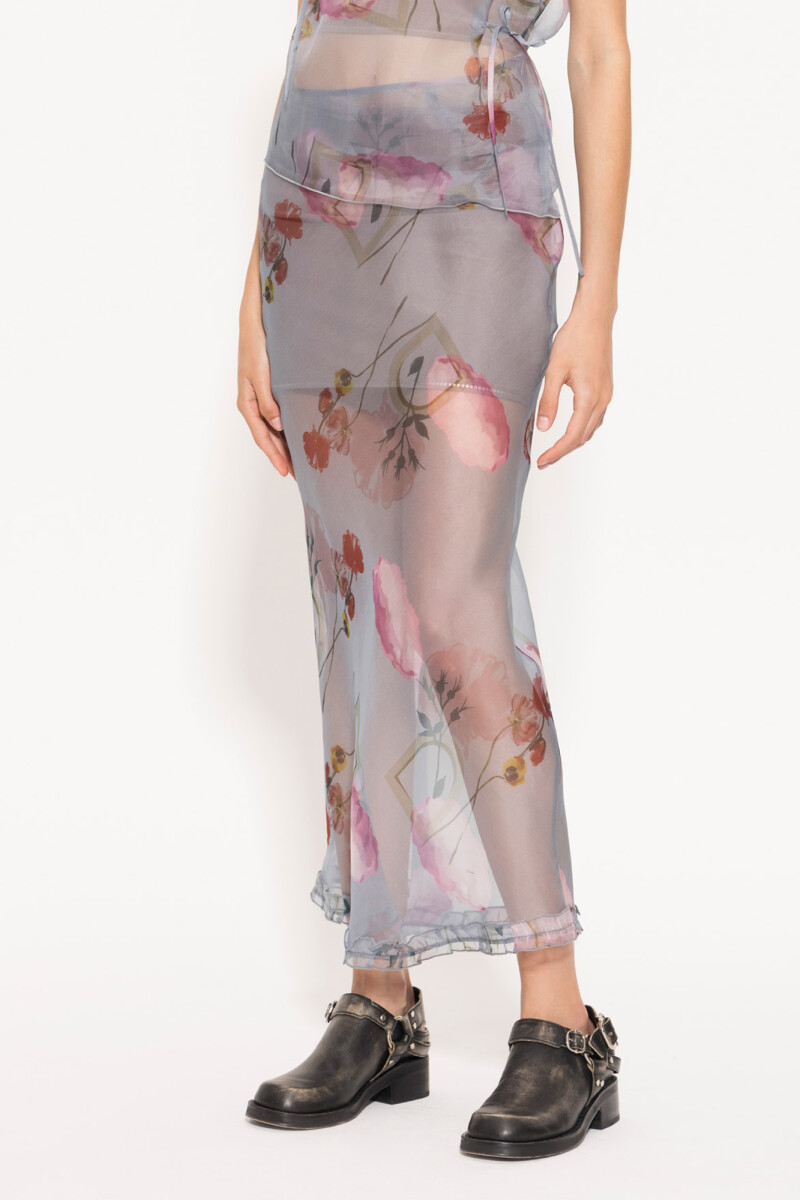 POLLERA DAISY Celeste
