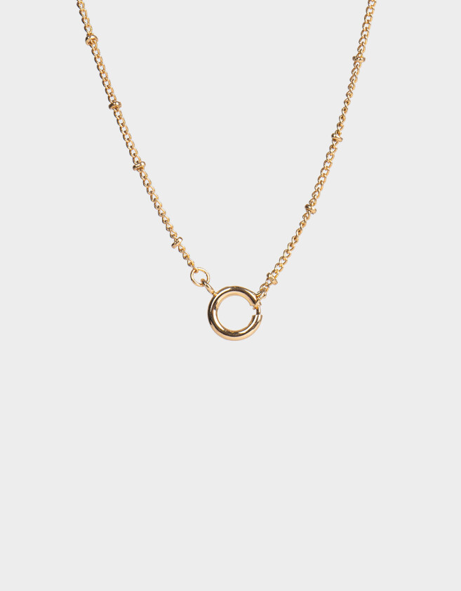 Bijouterie Set De metal Set De Cadena Y Charms - Dorado