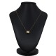 Conjunto De Cadena Y Dije Pasante En Oro 18K Y Zirconias Conjunto De Cadena Y Dije Pasante En Oro 18K Y Zirconias