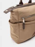 Mochila De Nylon Para Portátil 13" taupe
