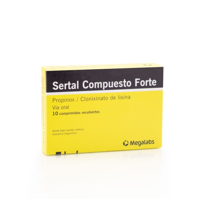 SERTAL FORTE COMPUESTO CJ X 10 COMPRIMID única