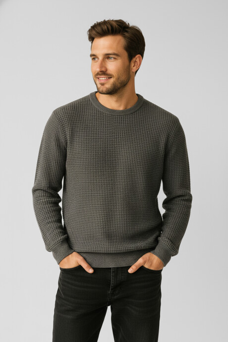 Sweater Morelen Gris Melange Oscuro