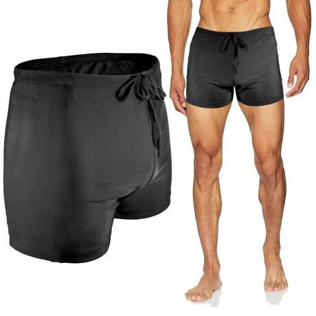 Set x2 Jammer Calza Malla + Gorra Natación Hombre Nat006002-l