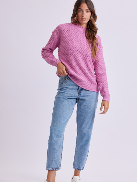 Pantalón de jean mom fit Azul Medio