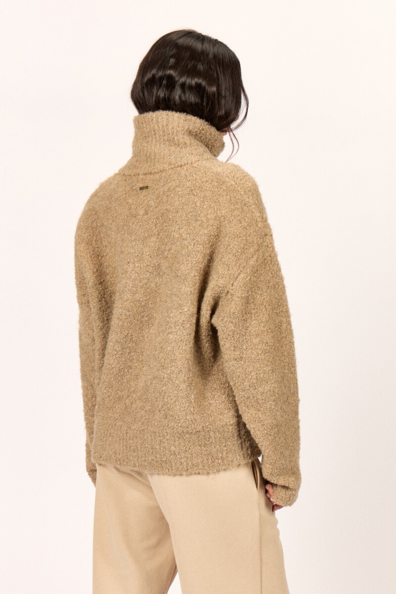 SWEATER SOL ZIPPY SWEATER 6-beige