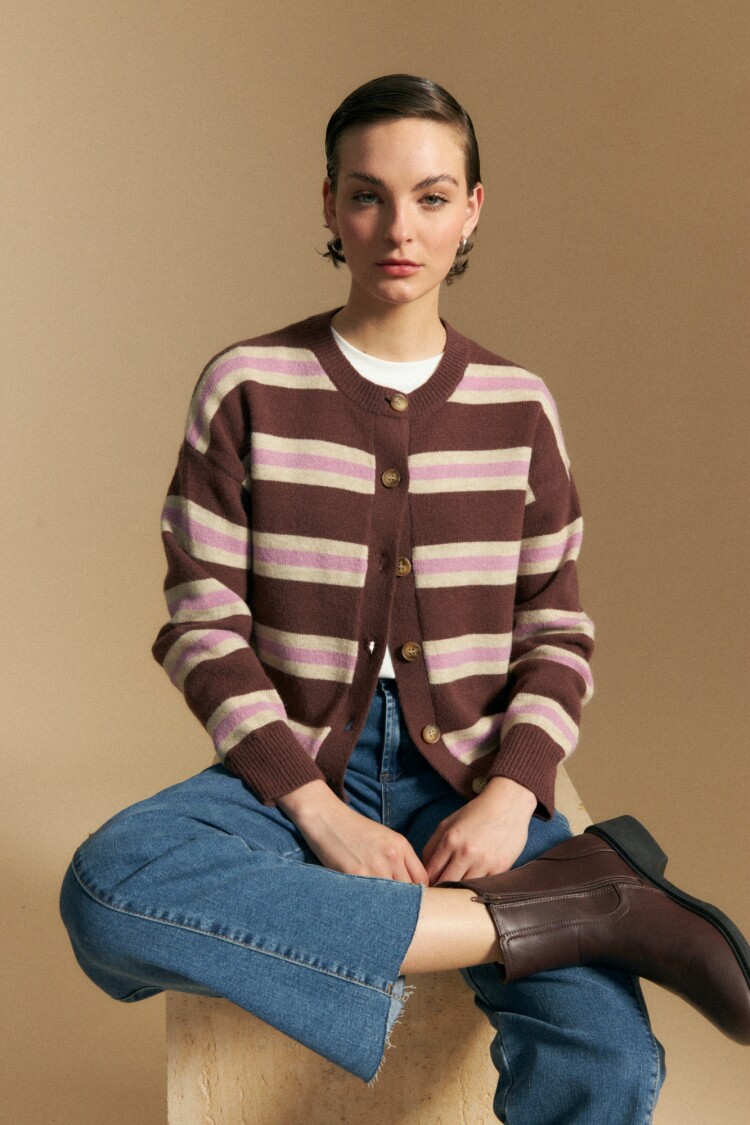 CARDIGAN TRINDADE Chocolate