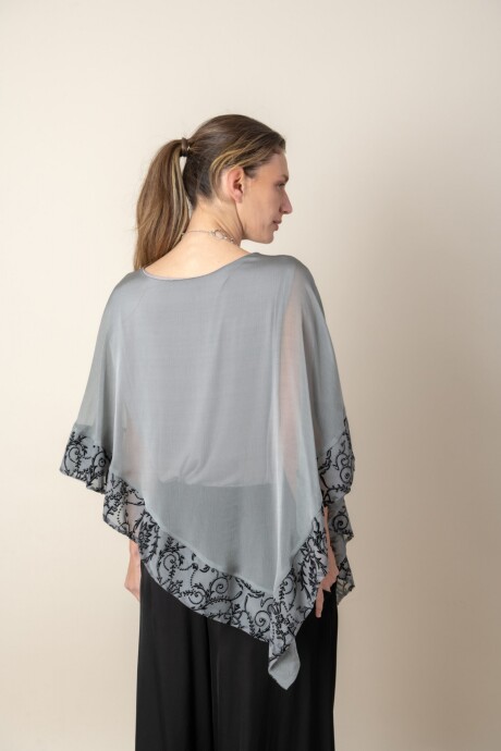 BLUSA ERIDANI Gris claro