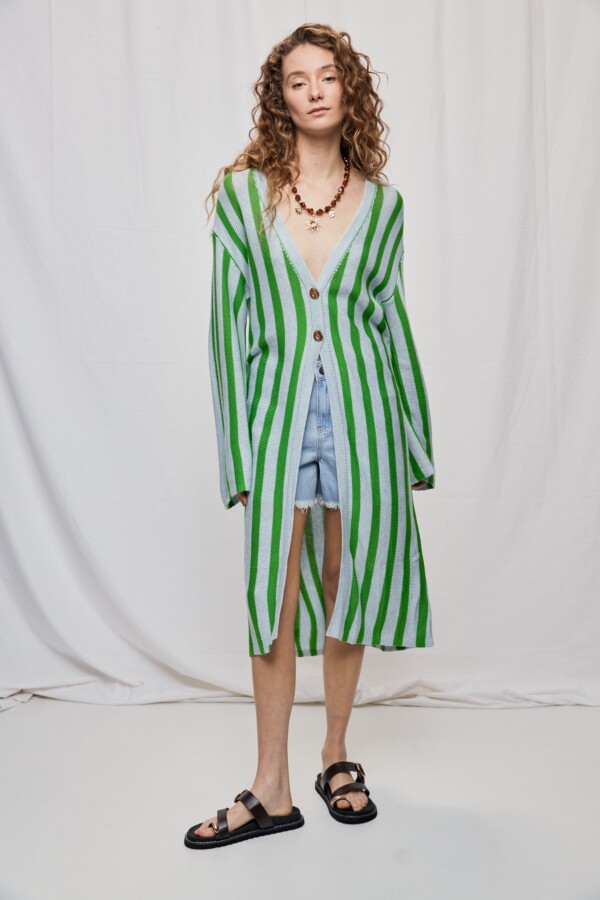 CARDIGAN SAKE Verde